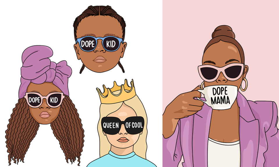 illustrations for branding and merchandising by sasa elebea kuli alma tel aviv