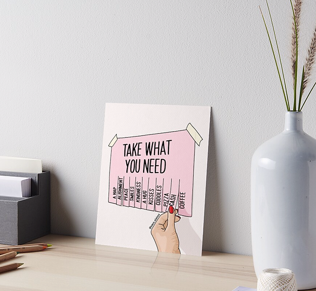 inspirational art for women by sasa elebea links to redbubble