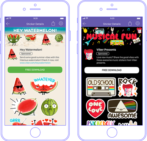illustrations stickers and logo design viber by sasa elebea