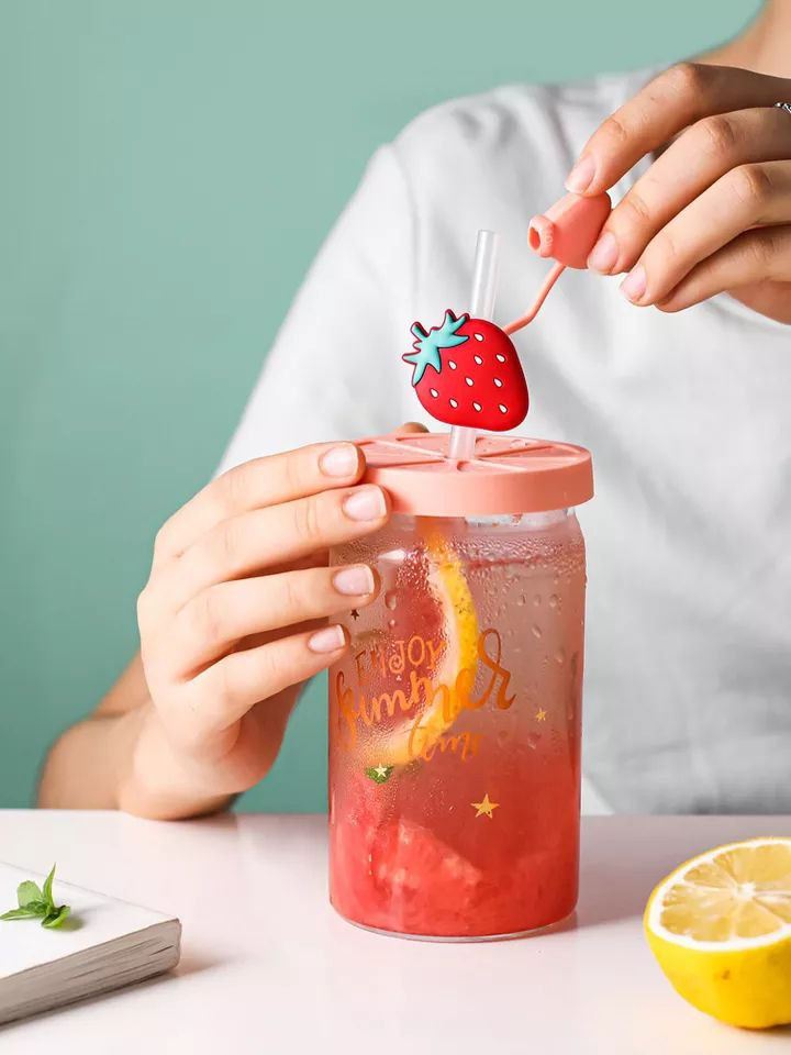 Thumbnail: Pyrex Juice Bottle Enjoy Glass