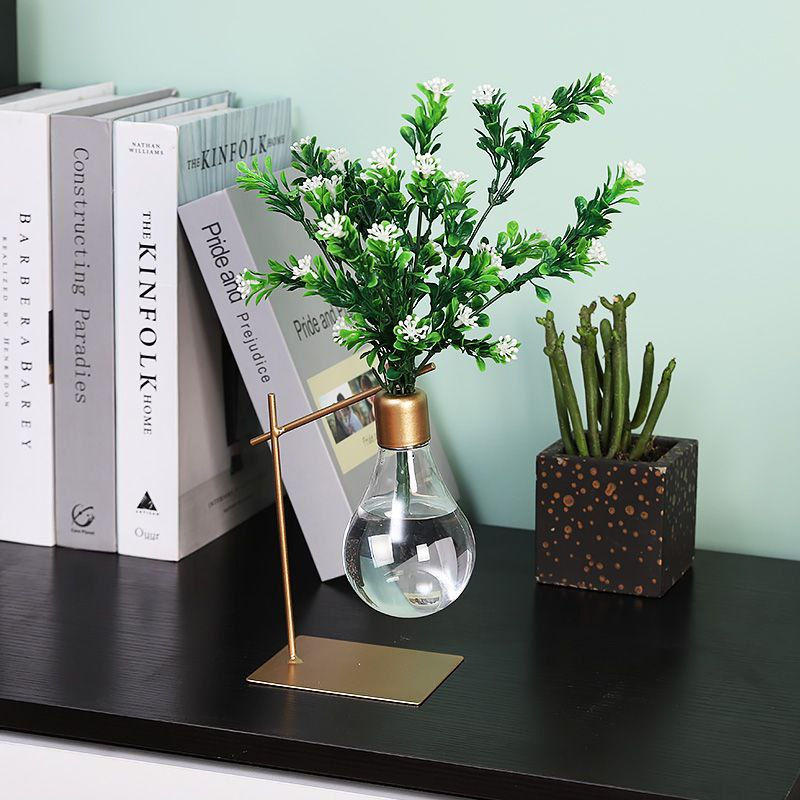 Thumbnail: Golden metal vase