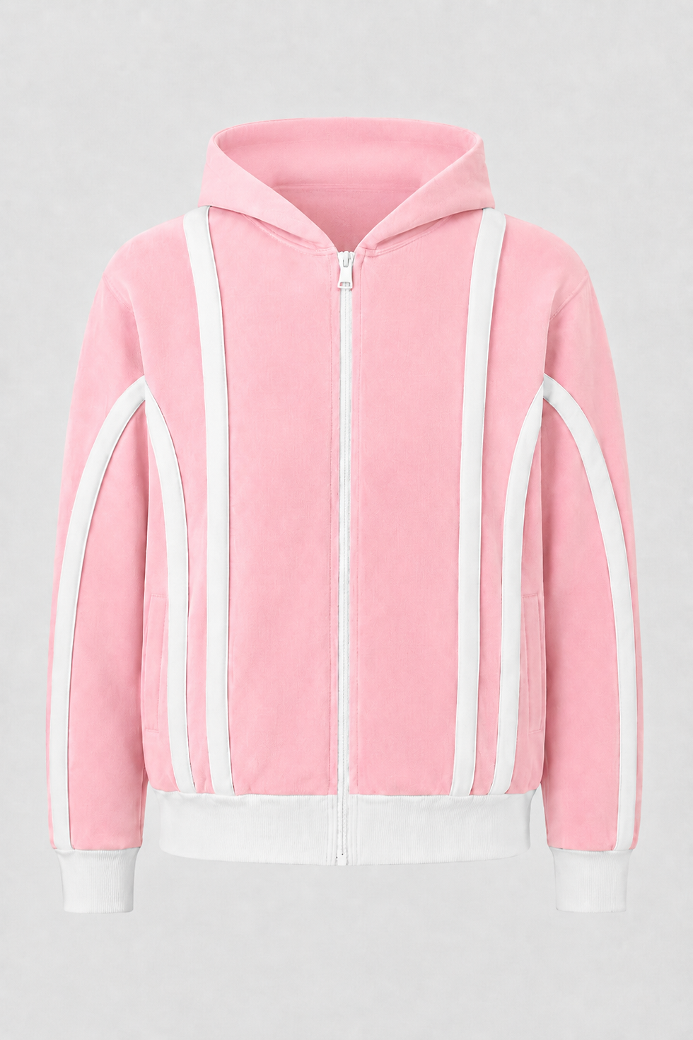Miniature : CAELON -Hoodie zippé à bande en relief