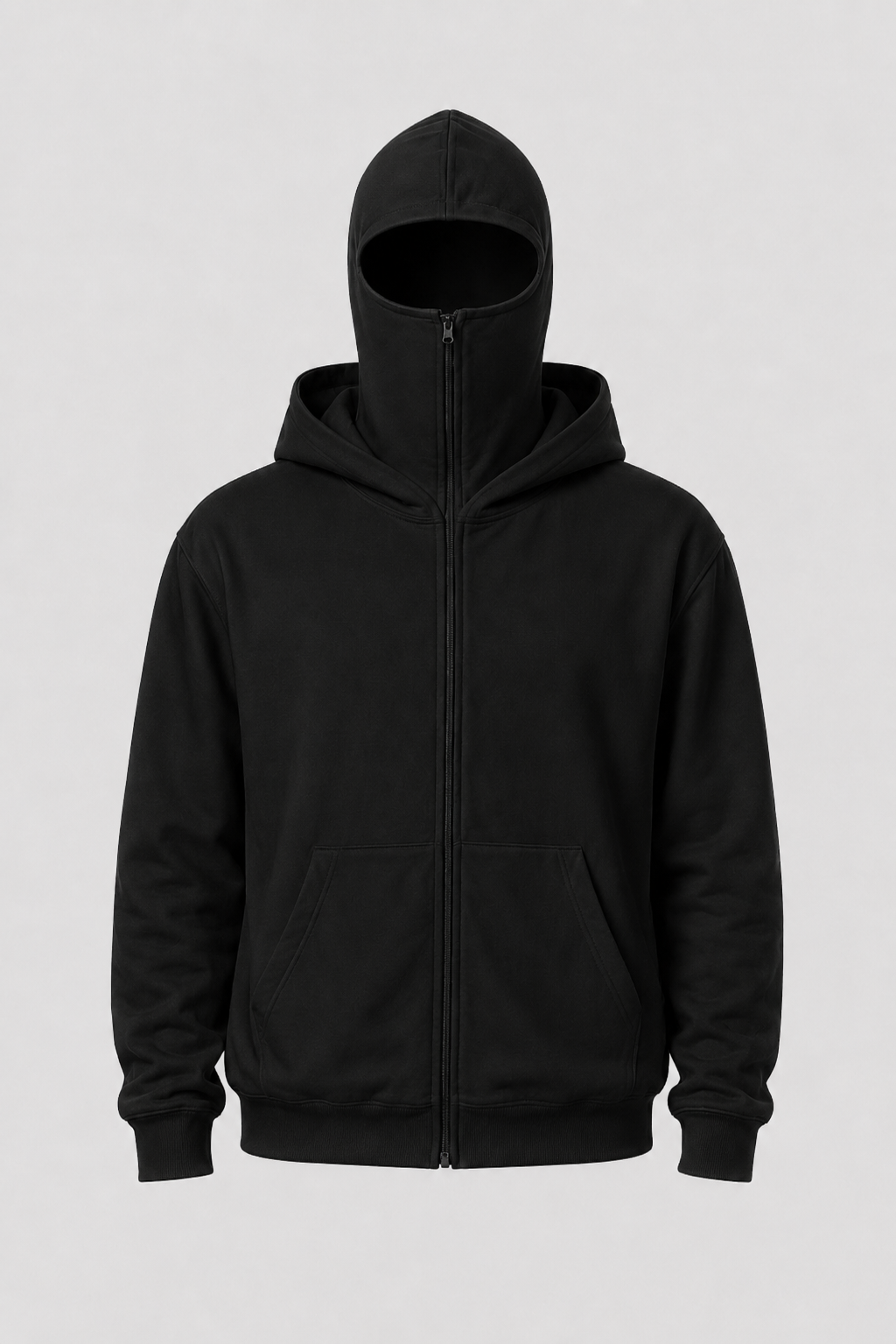 No Face - Hoodie zippé à cagoule intégrée