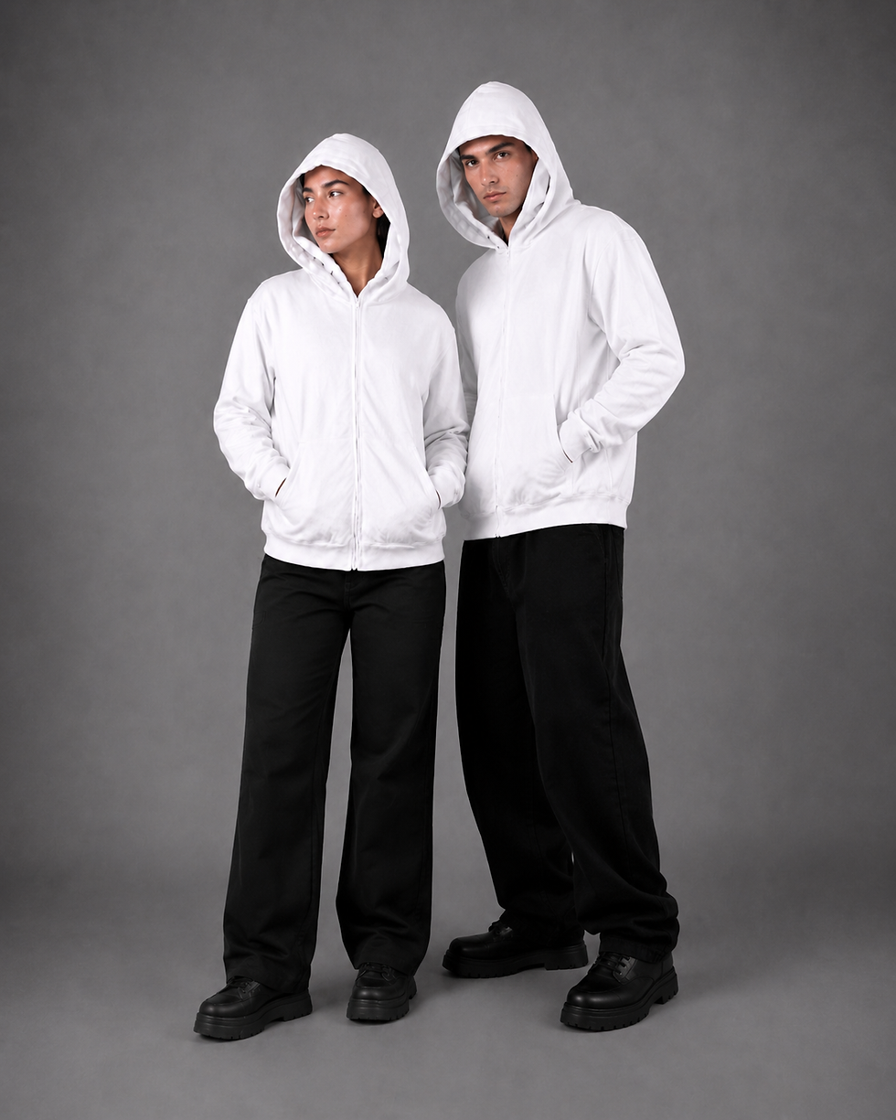 Miniature : No Face - Hoodie zippé à cagoule intégrée