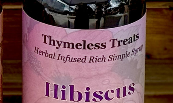 Hibiscus Rose Rich Simple Syrup