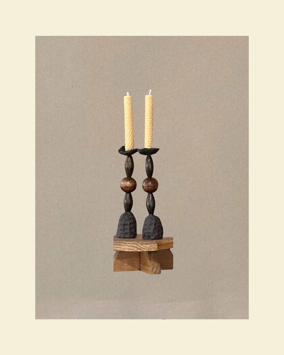 Thumbnail: Mini handmade beeswax candle (8 pack)