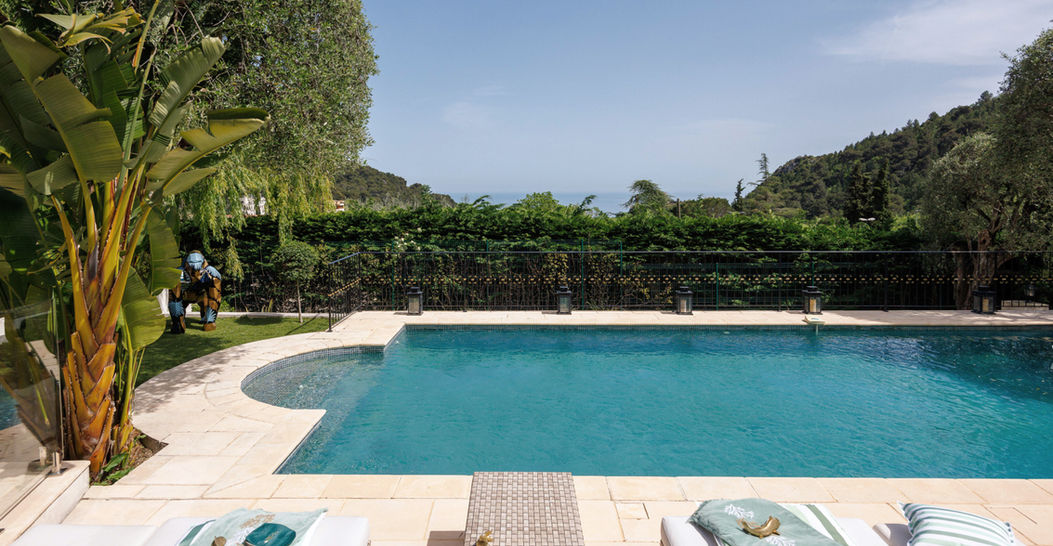 Location villa piscine Èze, Alpes-Maritimes Riviera française