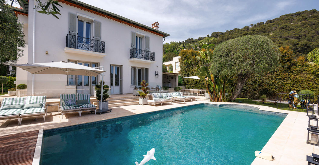 Location villa Belle Époque avec piscine, Èze Côte d'Azur