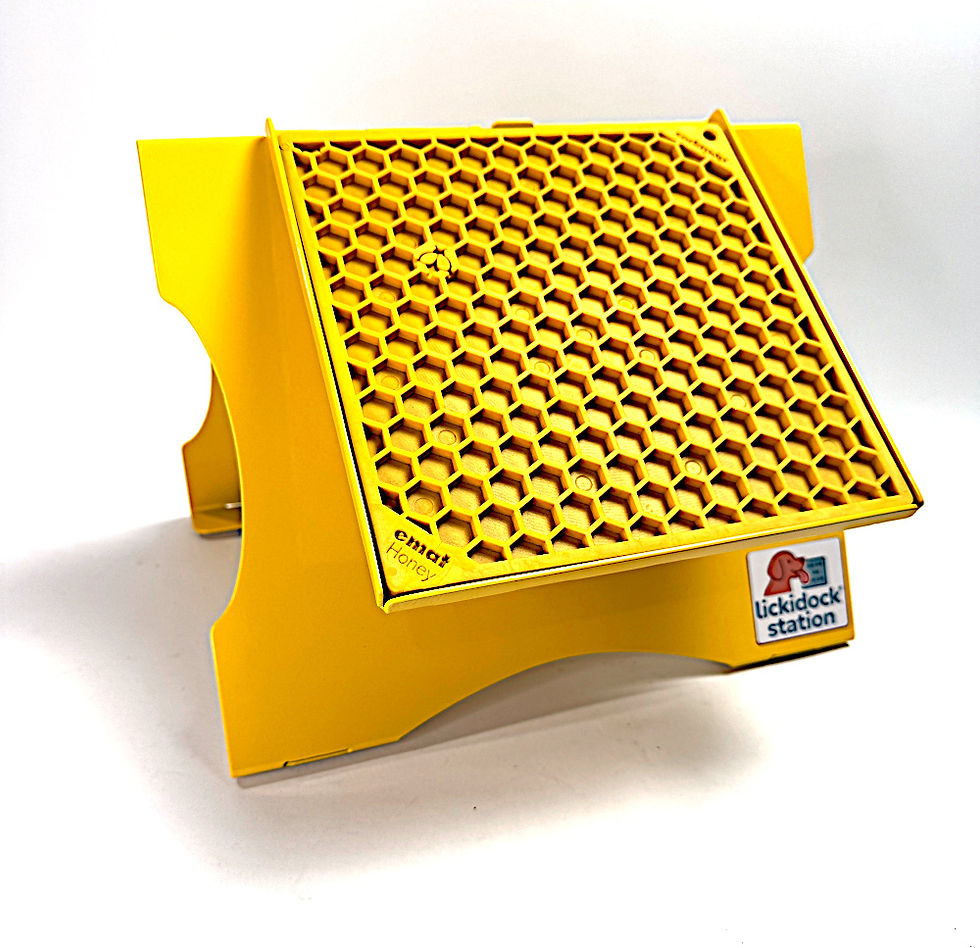 Thumbnail: Large LickiDock "A" Frame Station Daffodil Yellow