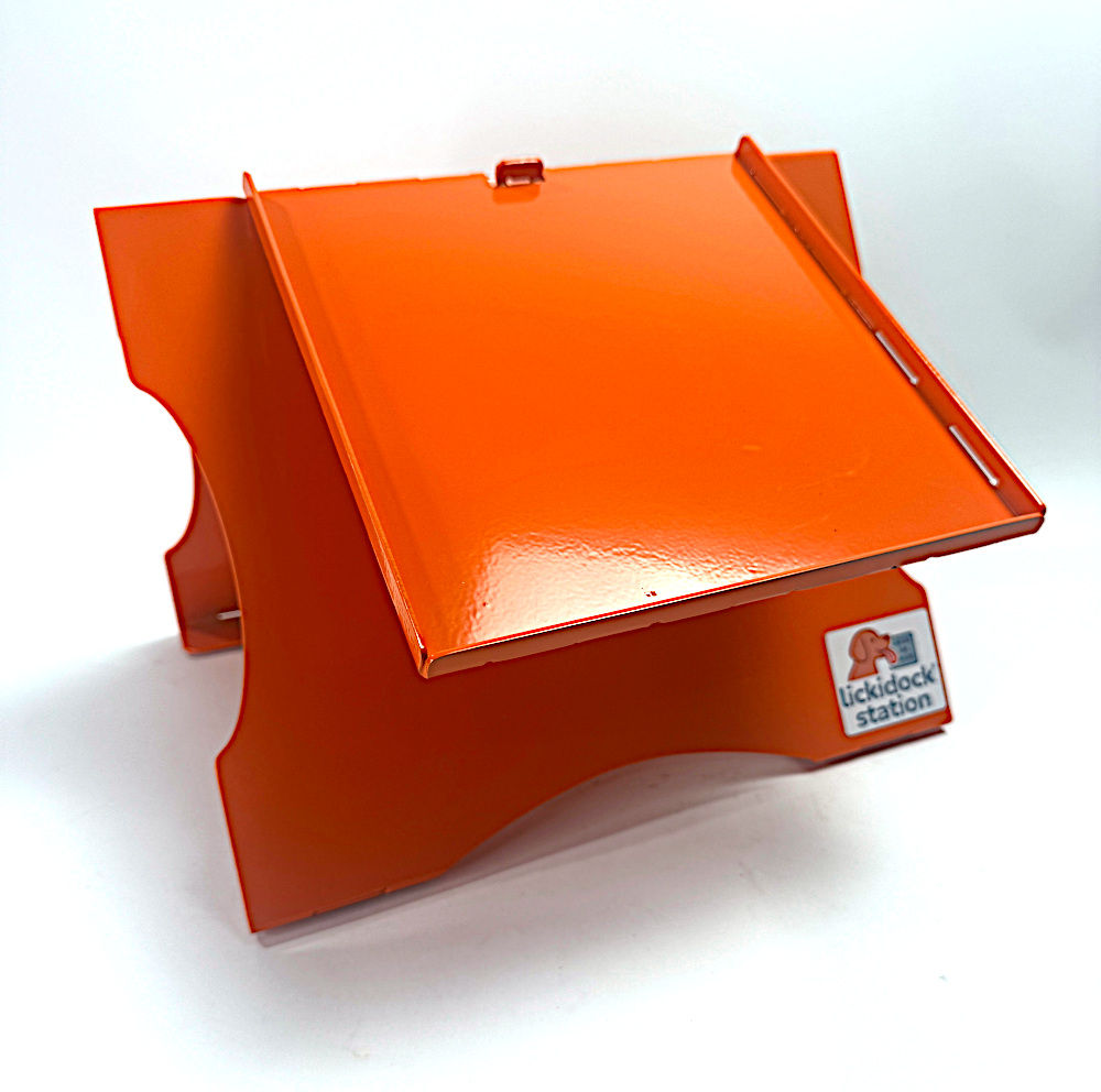 Large LickiDock "A" Frame Station Orange