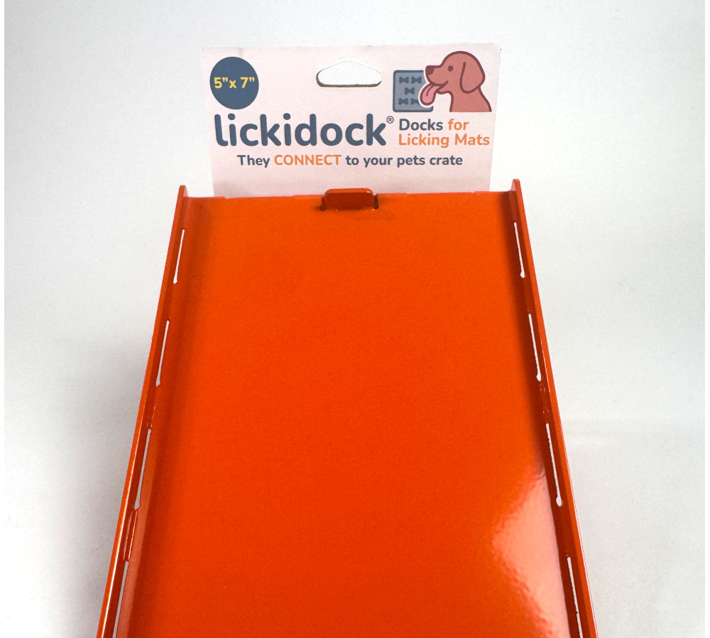 LickiDock Orange 5" by 7"