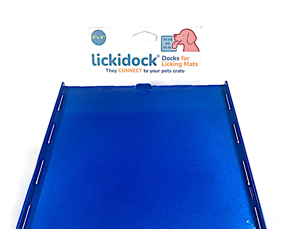 LickiDock Anodized Blue 8" by 8"