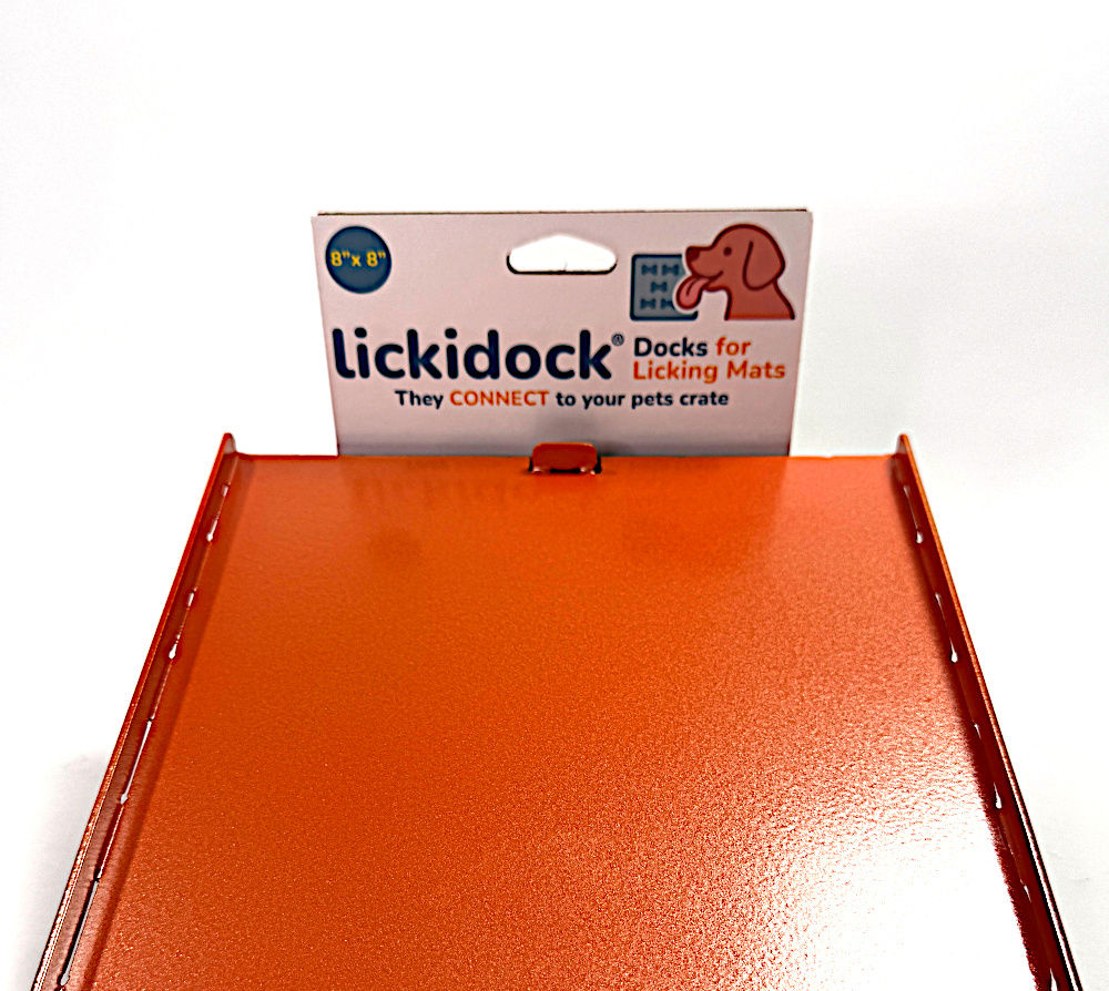 LickiDock Illusion Orange 8" by 8"