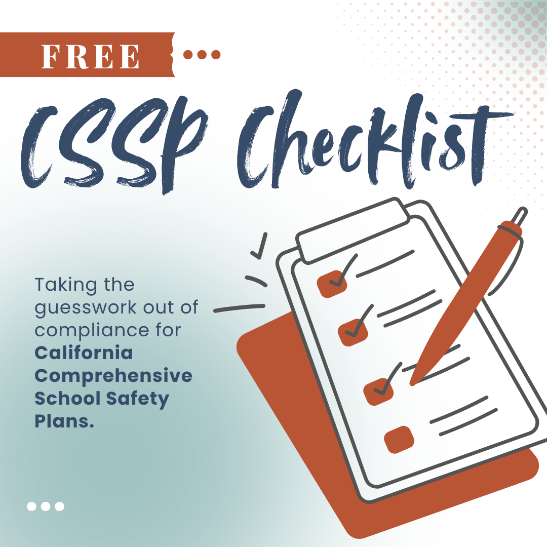 CA 2025 Comprehensive School Safety Checklist