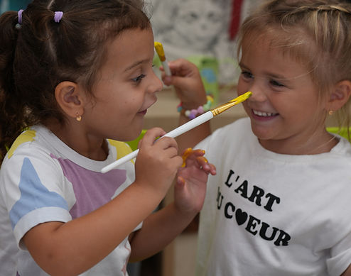 Children exploring and learning at summer camp