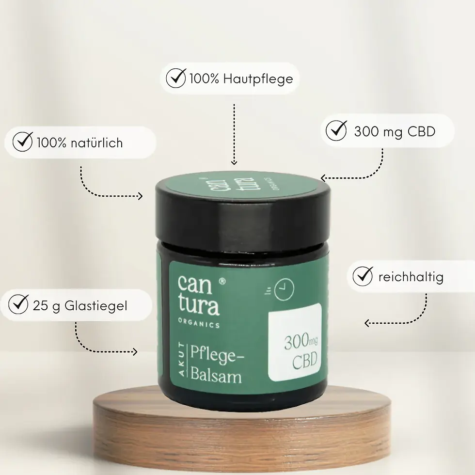 Thumbnail: Cantura AKUT CBD-Pflege-Balsam (300mg CBD)