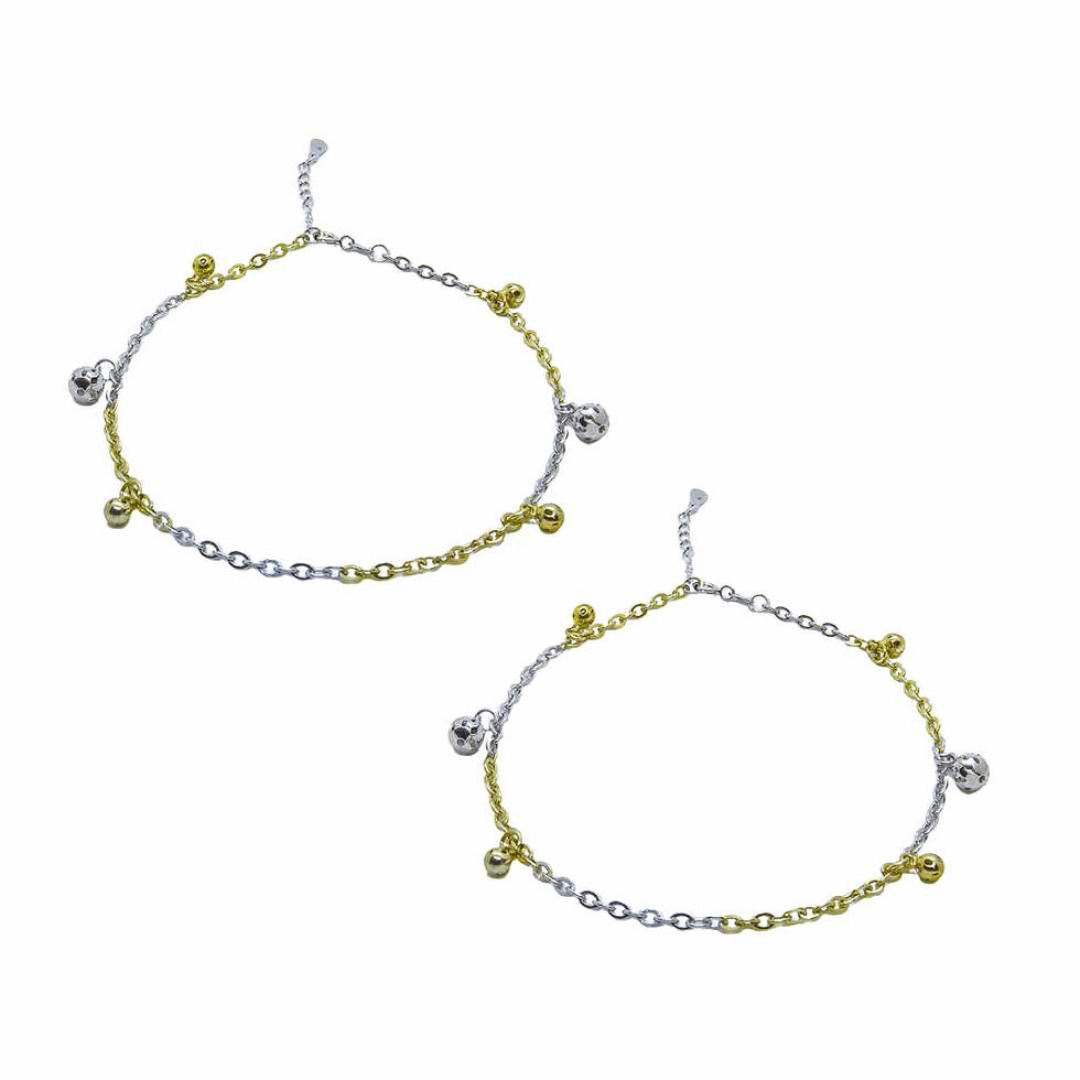 Pair of 925 Silver anklet by A Silveraas