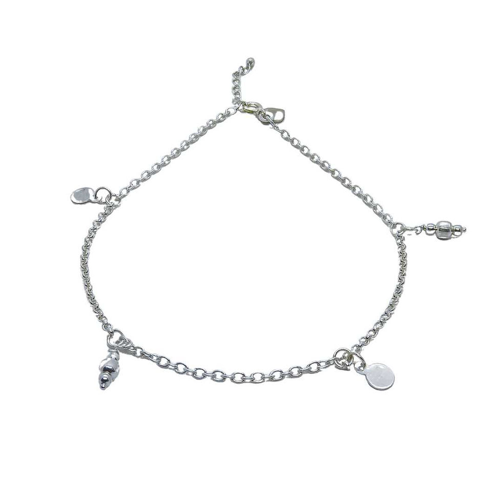 925 Silver anklet by A Silveraas