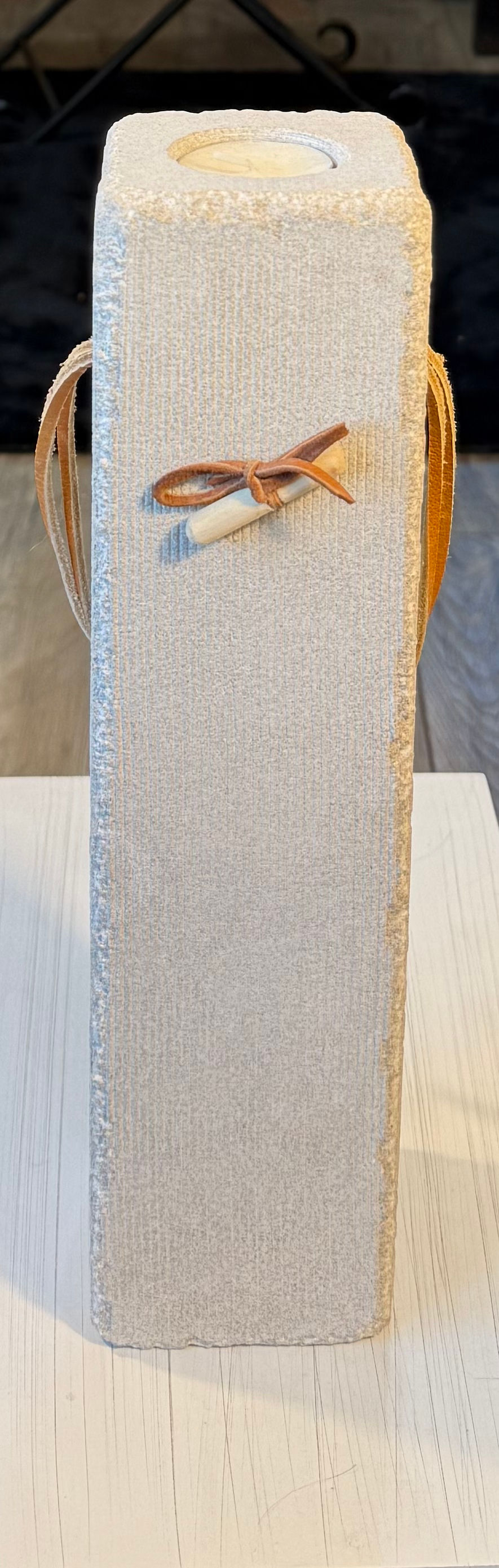 Thumbnail: The Steadfast — side view, one-of-a-kind faith-inspired sculpture