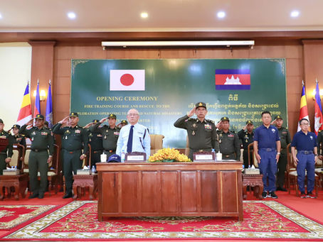 カンボジア王国軍災害対応研修開講