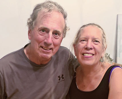 Maynard Bluhm, Farm Manager, with Diane Bluhm