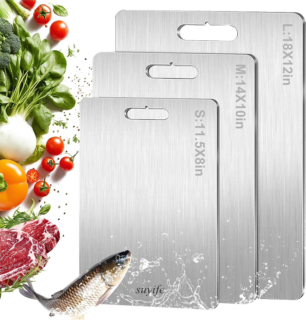 Thumbnail: 3-Piece Pure Titanium Cutting Board Set