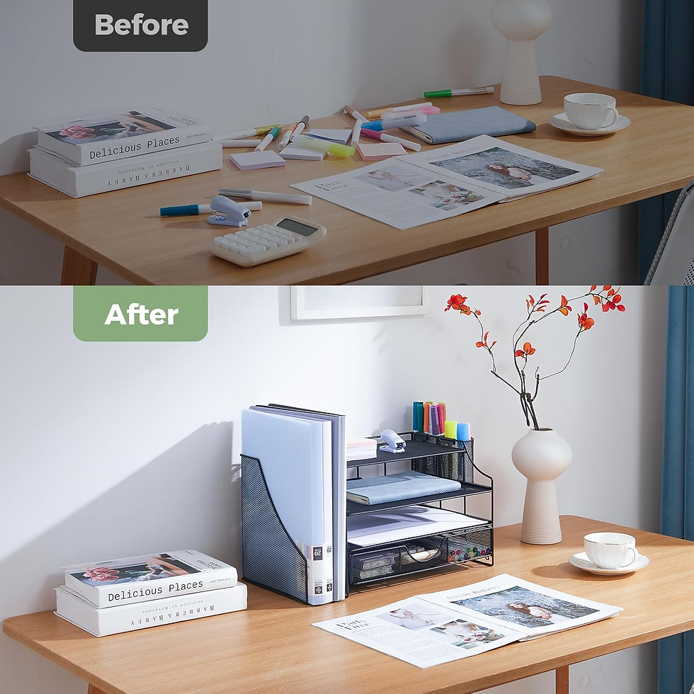 Thumbnail: 4-Tier Desktop File & Supply Organizer