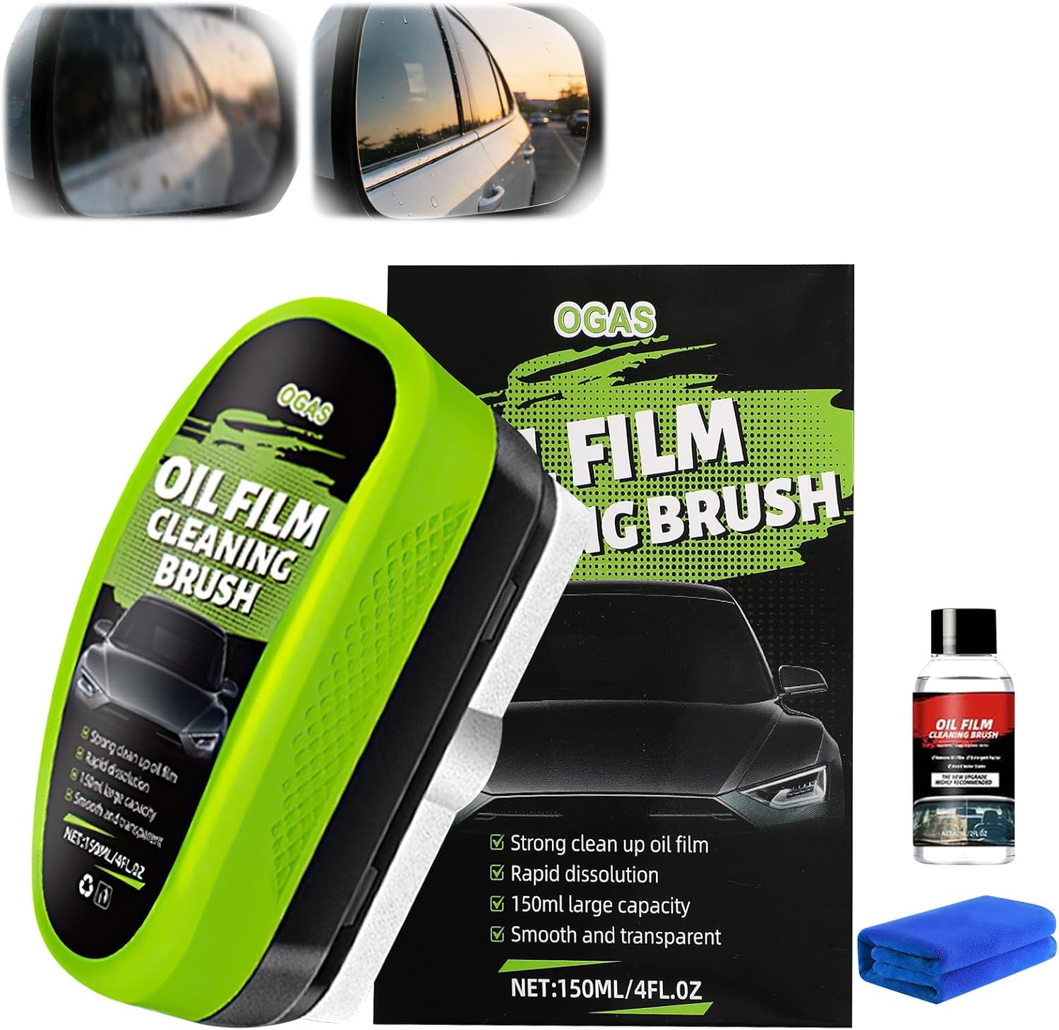 Windshield Oil Film Cleaning Brush – 150 mL