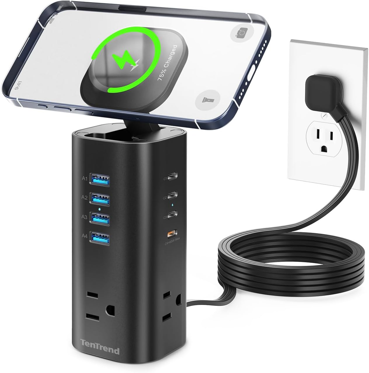 115W Desktop Charging Tower