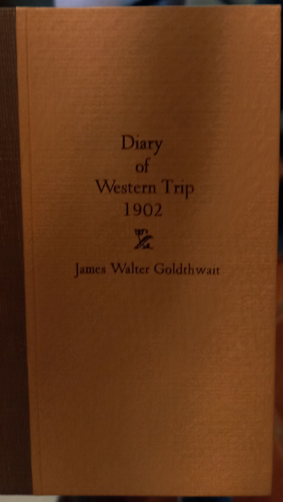 Solo queda una copia. Autobiografía de James Goldthwait, suegro de Bob, escrita a su entonces novia, en 1902.