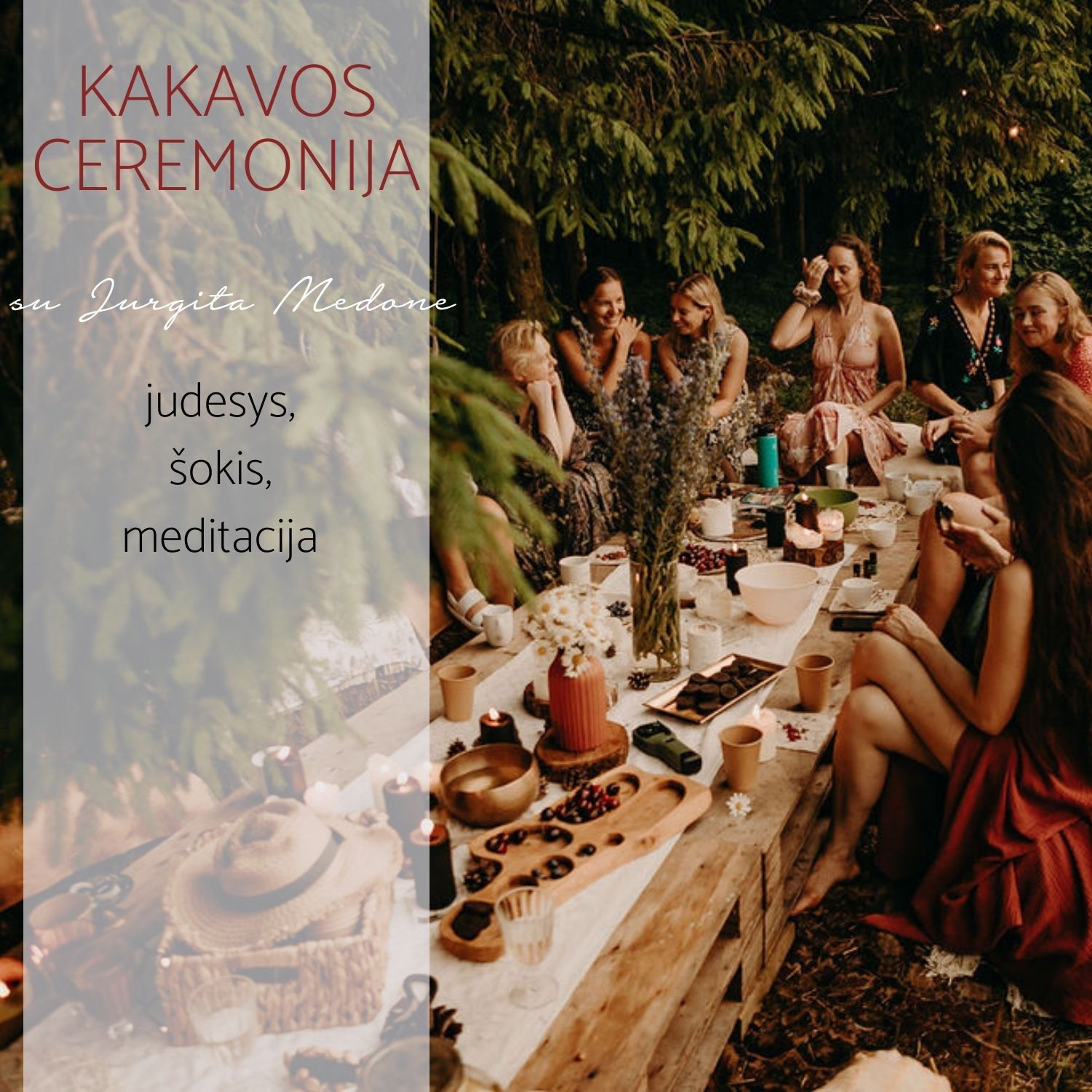 PRIVATUS RENGINYS. JUDESYS, ŠOKIS, MEDITACIJA