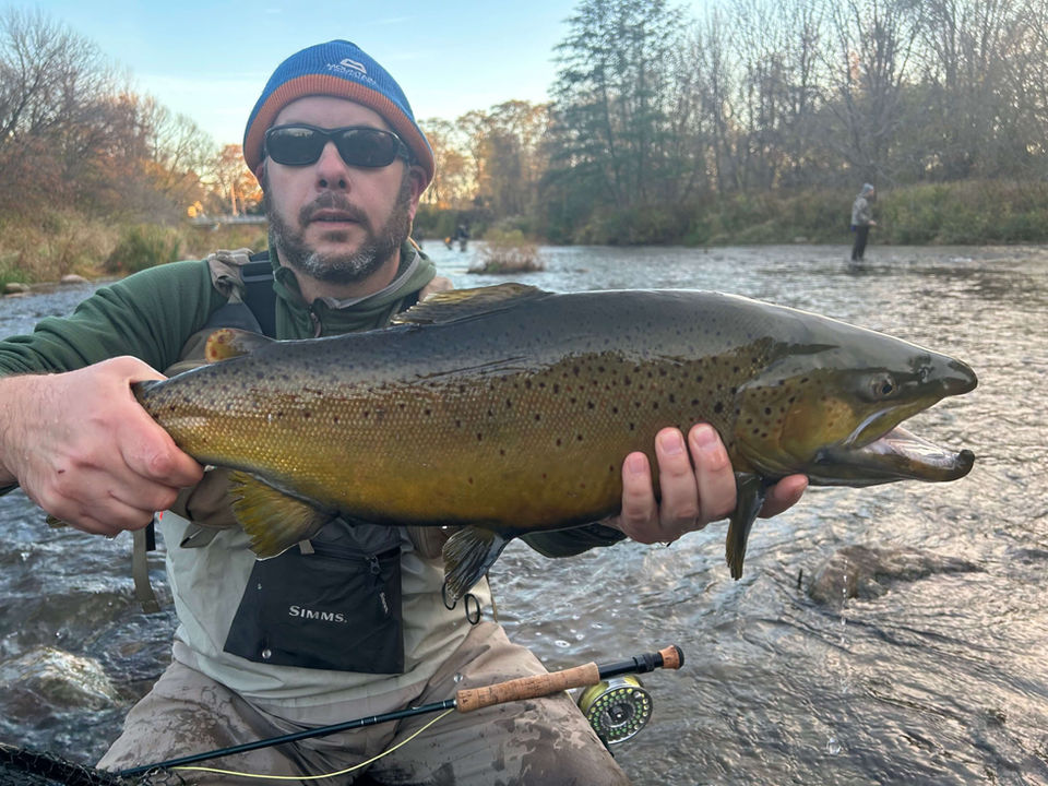 Chuck and the catch of the day!
