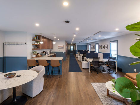 Long view of Copake Connect as you enter the building.