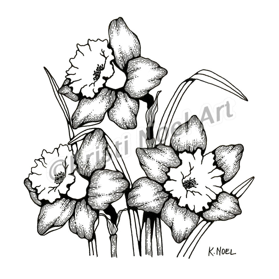 Thumbnail: Daffodil Greeting Card - Box of 5