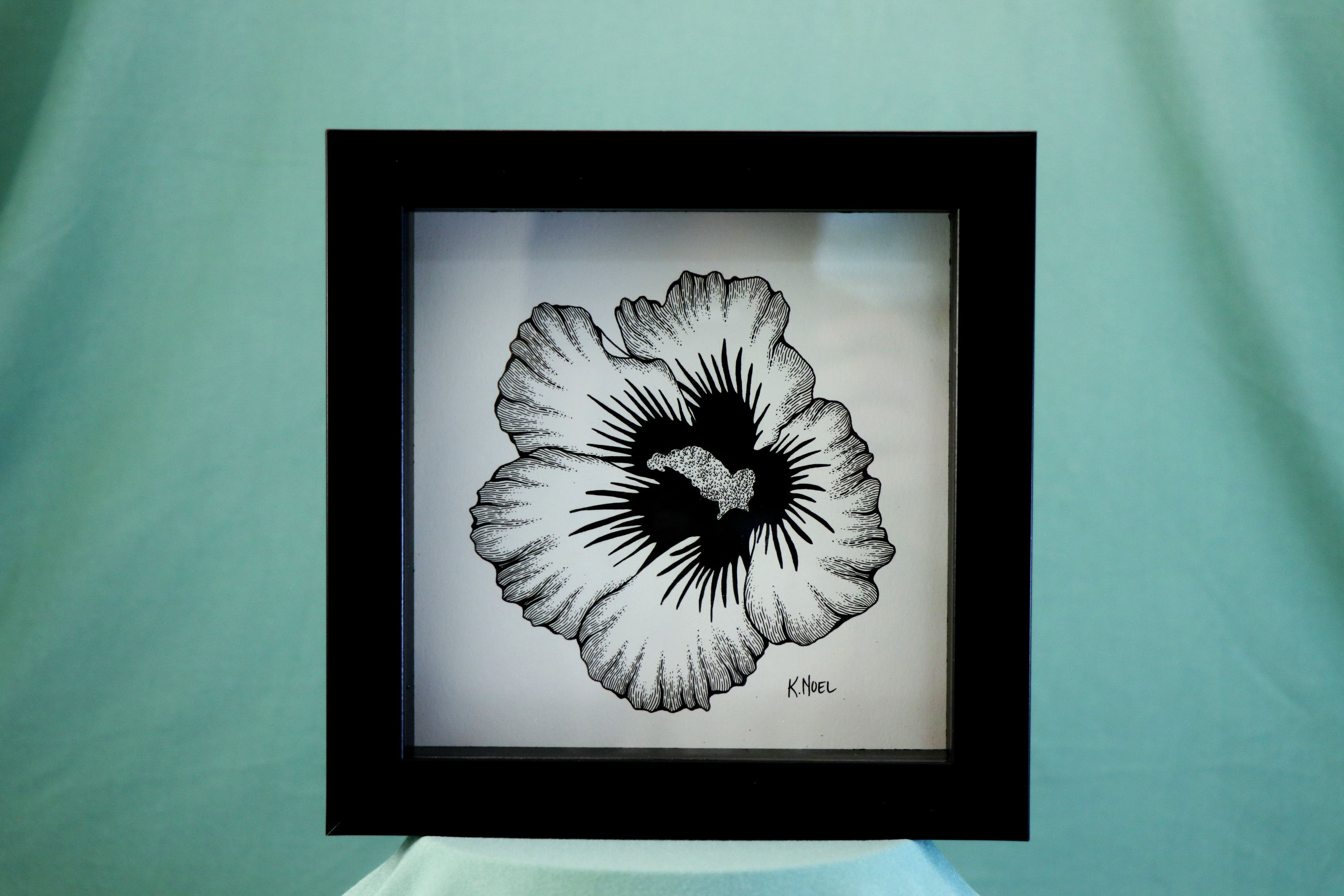 Rose of Sharon - Original Framed Artwork