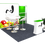 Thumbnail: 10X10 Tension Fabric 3D Lightbox Exhibit Booth (Self-Build) AENIM10LBS