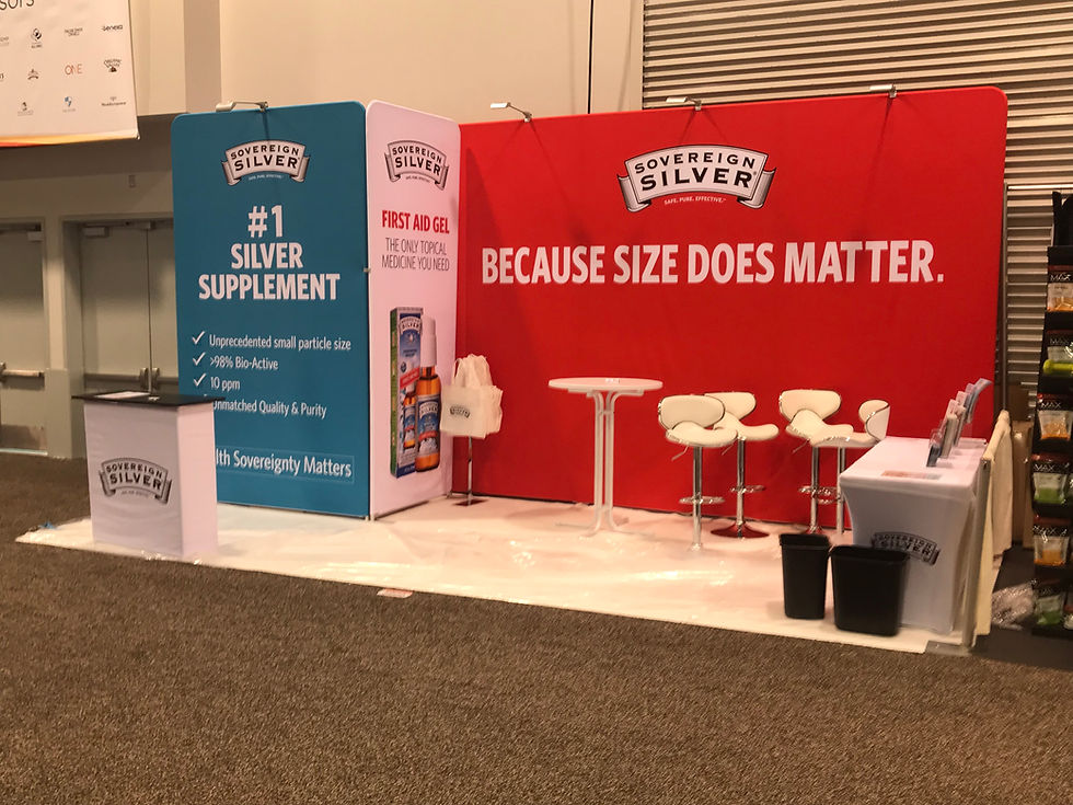 10x20 Tension Fabric Nimble Display