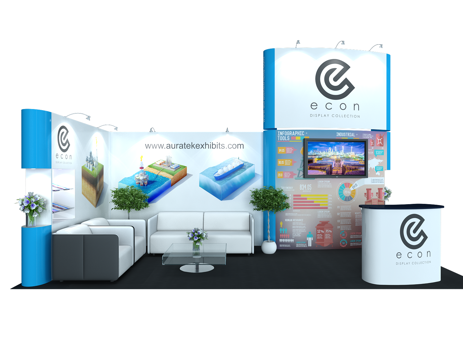 Pop-Up Exhibit Trade Show Booth