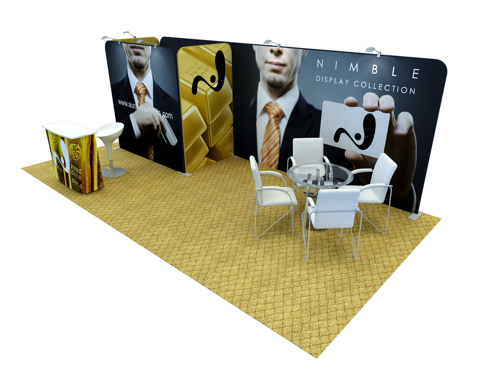 Tension Fabric Trade Show Exhibit Booth