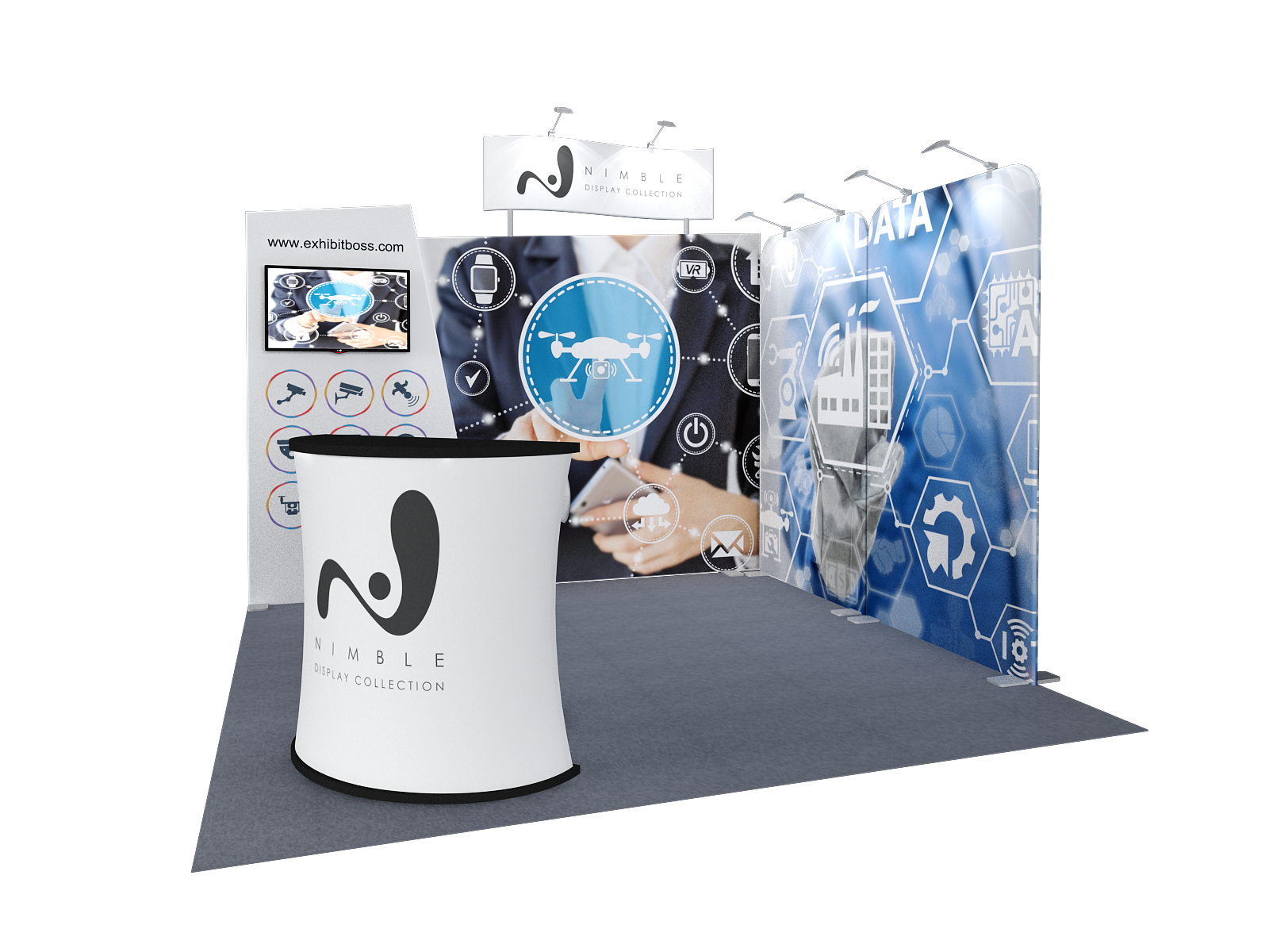 Tension Fabric Exhibit Trade Show Booth