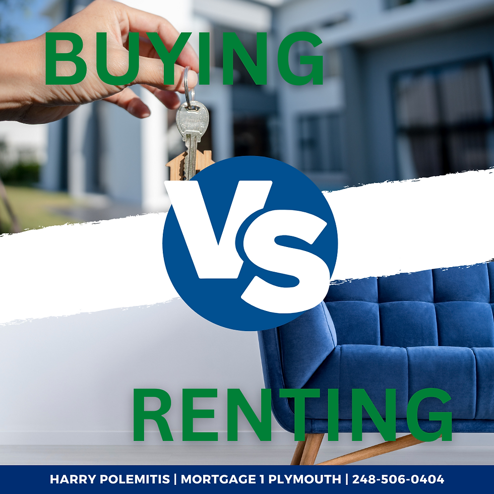 Buying vs. renting a home