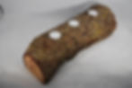 Thumbnail: Rustic Wood Log Tealight Candle Holder large