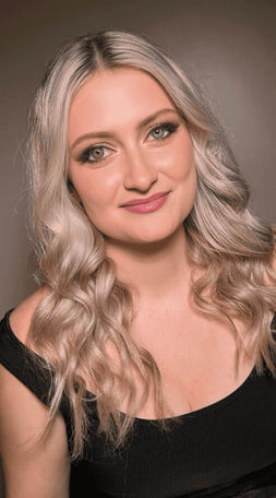 Artistic beauty makeup with soft depth