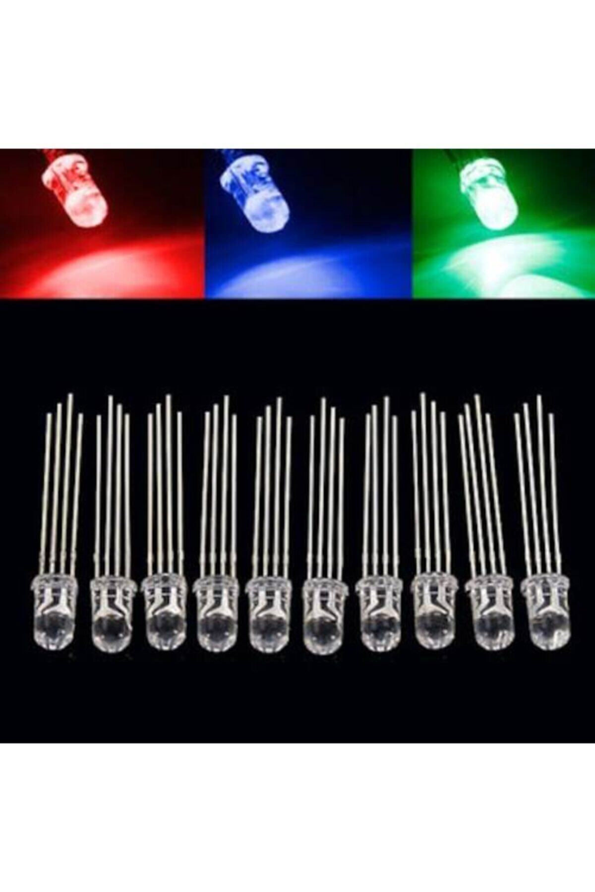 RGB Led 10 Adet