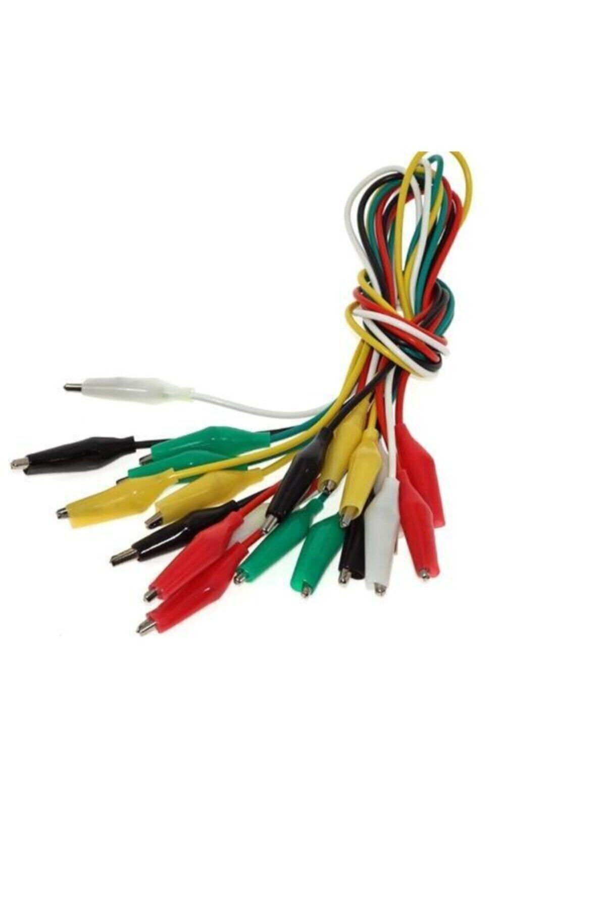 Krokodil Kablo 10lu Set Arduino