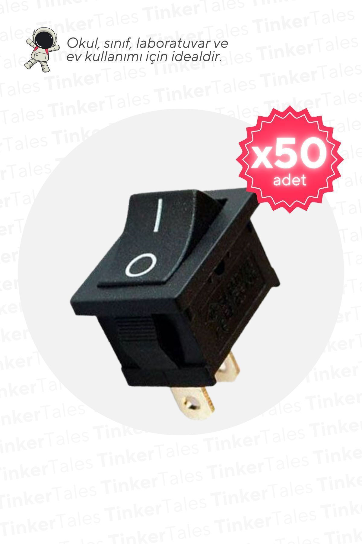 50 li On/off 2 Pin Anahtar