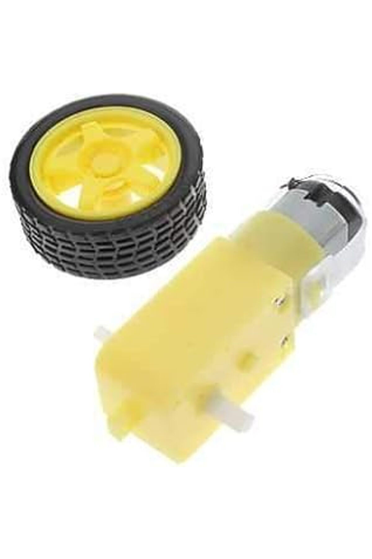 6V 250 Rpm Motor Ve Tekerlek Seti