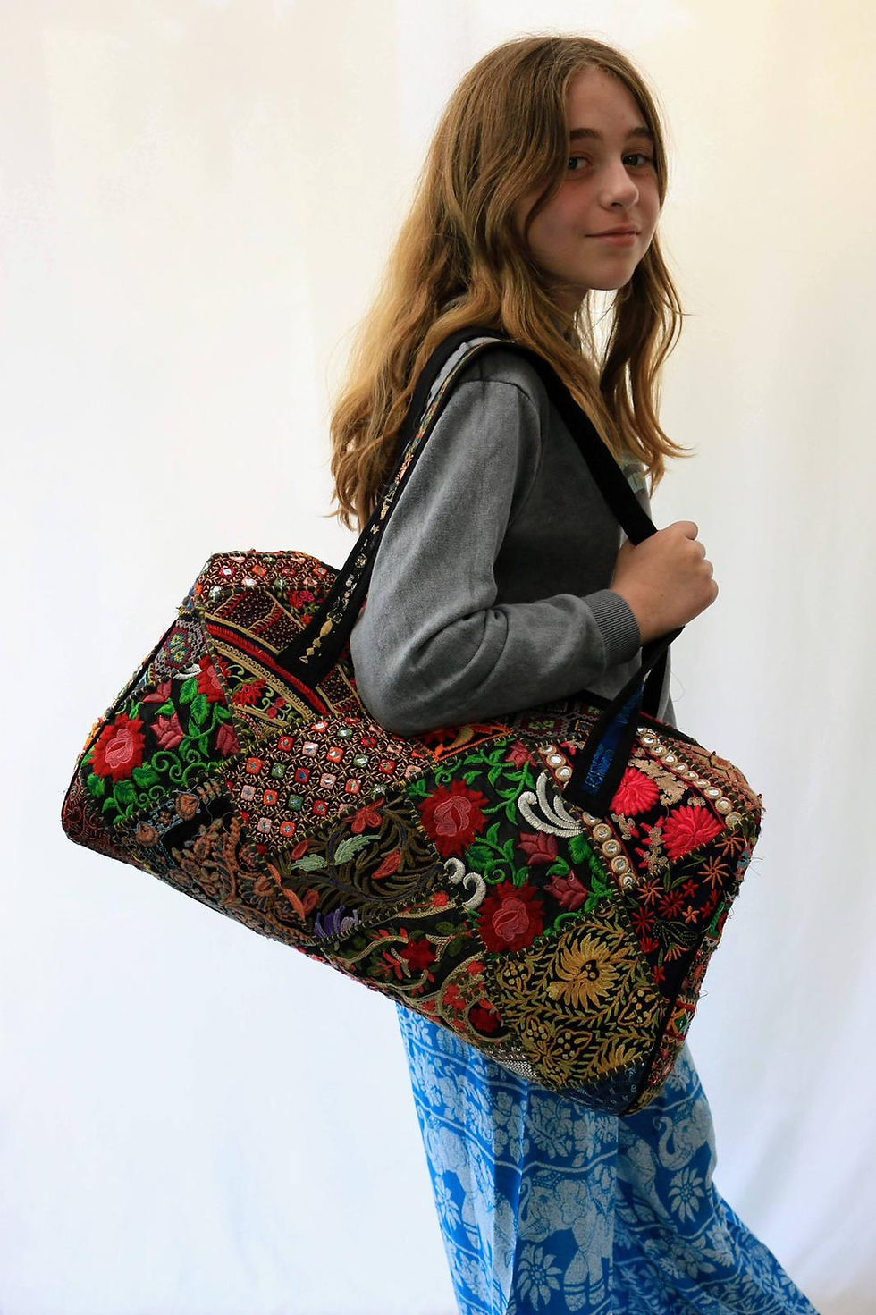 Rectangular Holdall Bag For Women