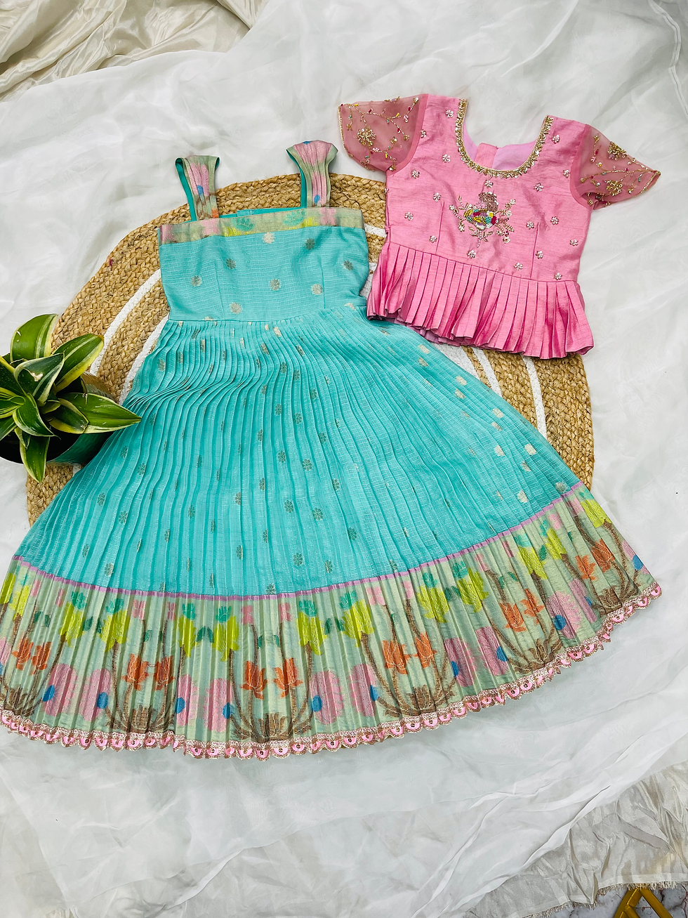 2 in 1 zarikota lehenga