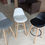 Thumbnail: Wooden Leg Bar Stool